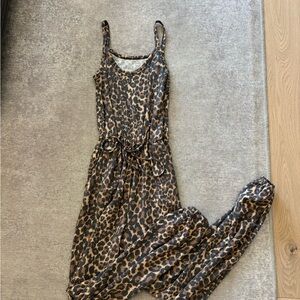 Cheetah Print Jumpsuit